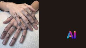 Finger Art Hand Tattoos for Men