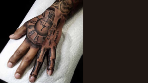 Clock Hand Tattoo